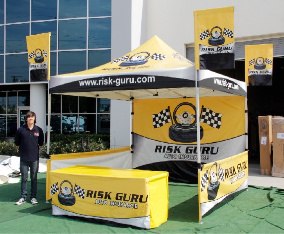 Risk Guru Auto Insurance Custom Canopies Event Canopy